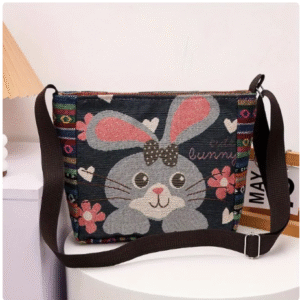 Kabelka látková s potiskem