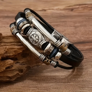 Unisex náramek z umělé kůže