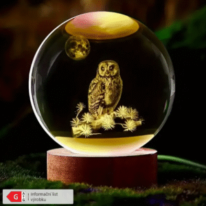 Noční 3D světlo - Sova