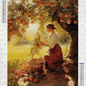 Diamantové malování Sklizeň jablek