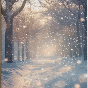 Obraz na plátně Zasněžená cesta