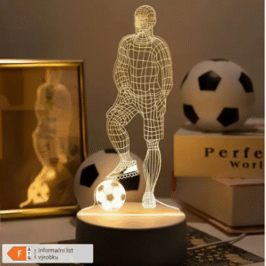 Noční LED světlo - Fotbal