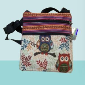 Látková kabelka Sovy